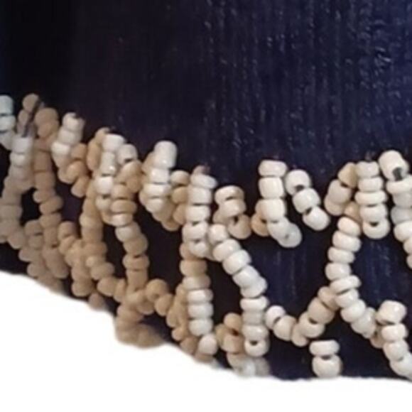 Duffield Lane Briggs Beaded Sweater Top Lightweight X Small New - Picture 6 of 8